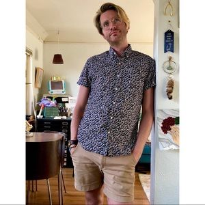 J Crew Floral Button Up